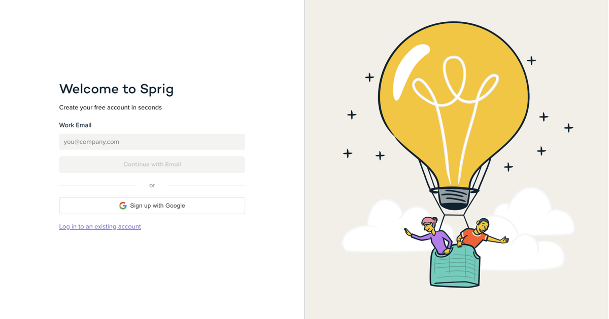 Sprig UI Design Examples - Analytics UX Patterns | SaaSUI