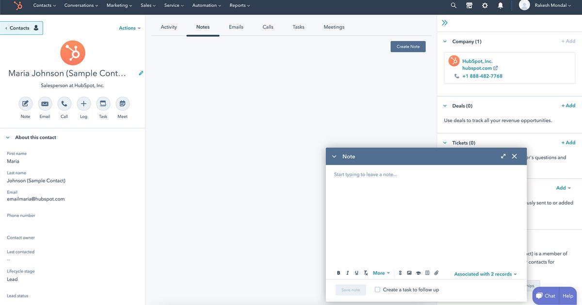 Hugspot Rbac Ui HubSpot Profile UI: Real Screenshots & UX Patterns | SaaSUI
