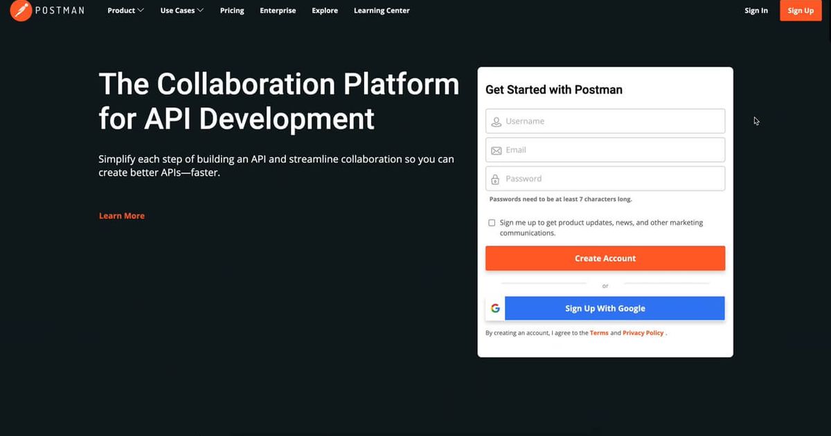 Postman UI UX Examples & Screenshots | SaaSUI