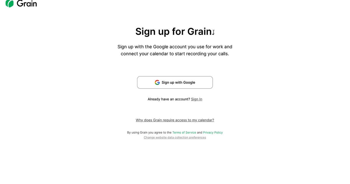 Grain UI UX Interface Design | SaaSUI