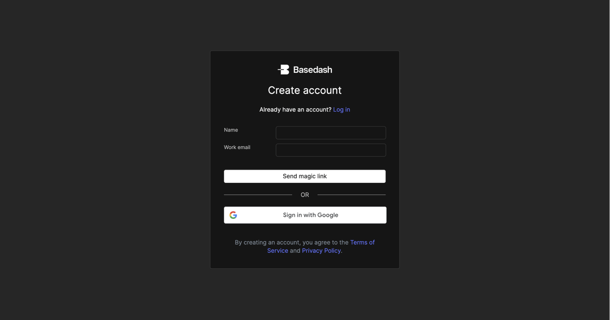 Basedash UI UX Examples & Screenshots | SaaSUI