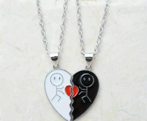 Friendship or Couples Matching Necklace.
