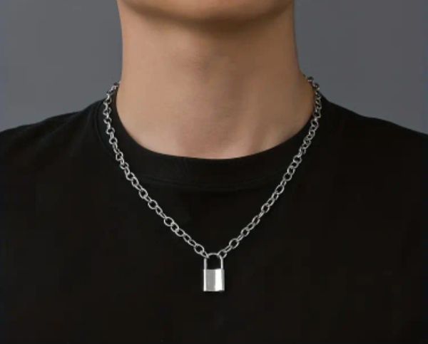 Personalised Lock Necklace. 