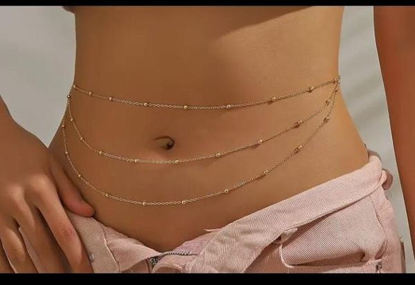 Tassel Three Layered Waist Chain.
