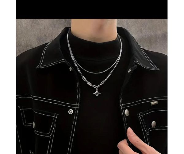 Titanium Steel Double Layered Chain .