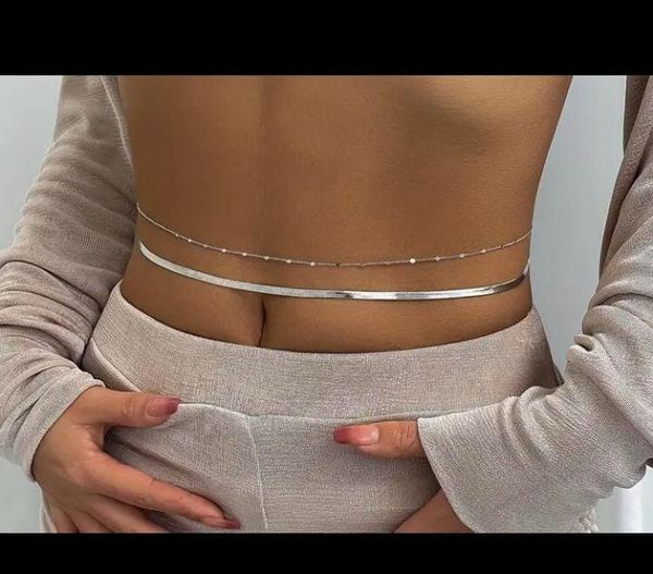 Stainless Steel Double Layered Chain.