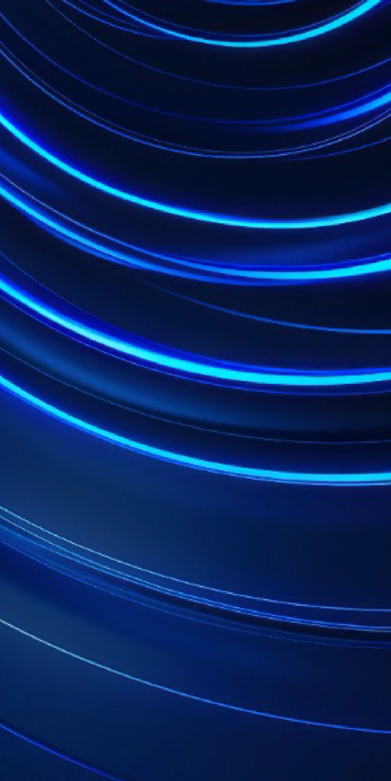 Middle section blue concentric circles