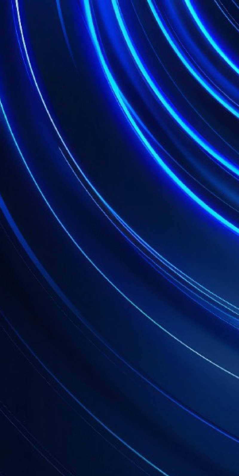 Left section blue concentric circles