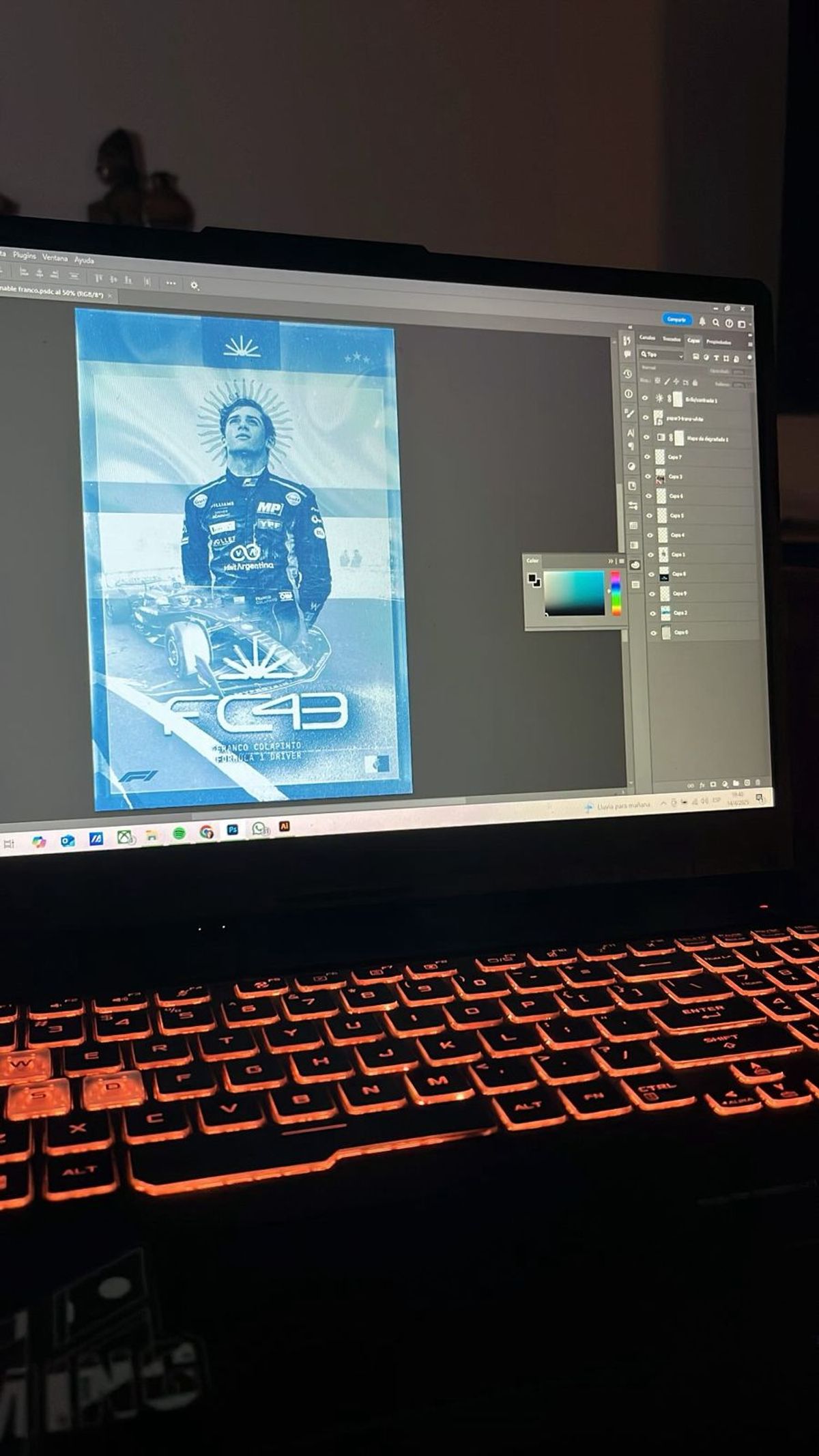 🥳 Final part of the fan-designed collectible | Franco Colapinto