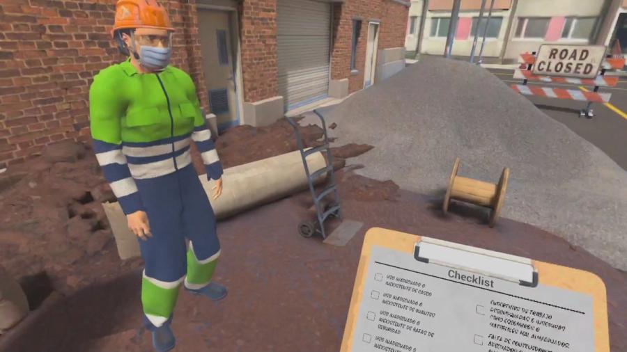 Occupational safety simulator