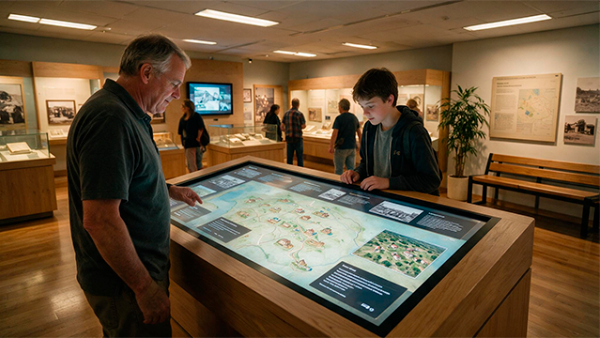 Immersive rooms in museums