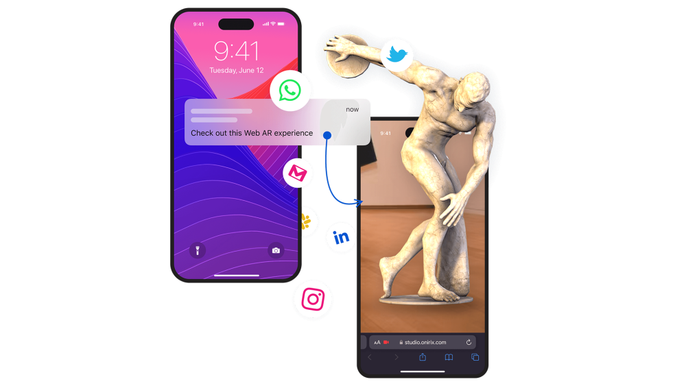 Onirix WebAR features