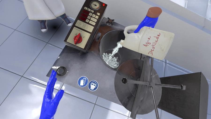 Chemistry simulator