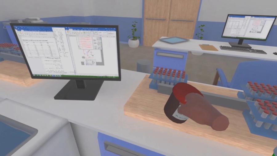 Hygiene in hospital settings simulator