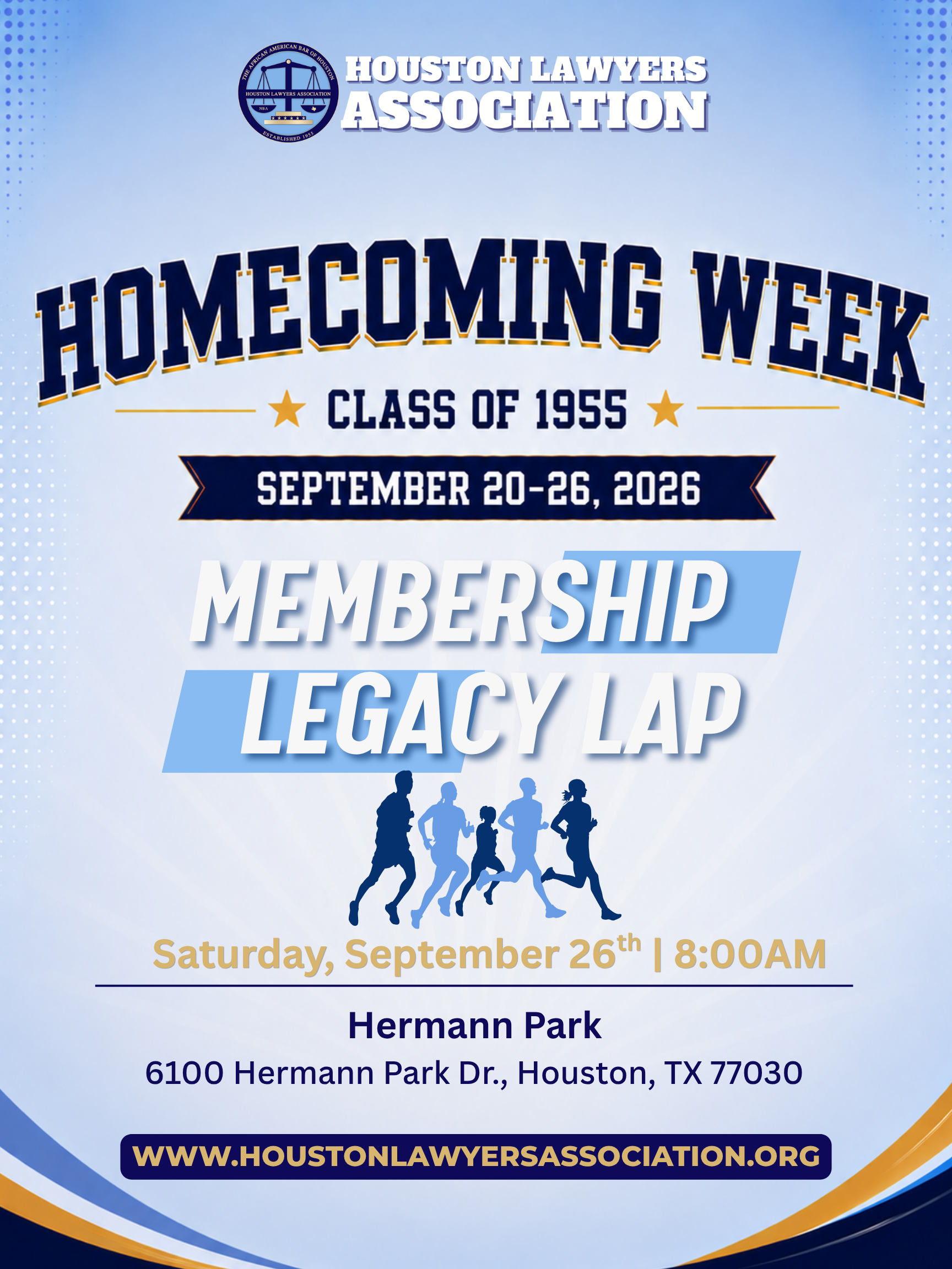 Homecoming Week: Membership Legacy Lap event flyer