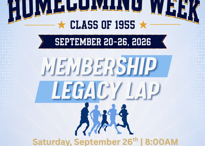 Homecoming Week: Membership Legacy Lap event flyer