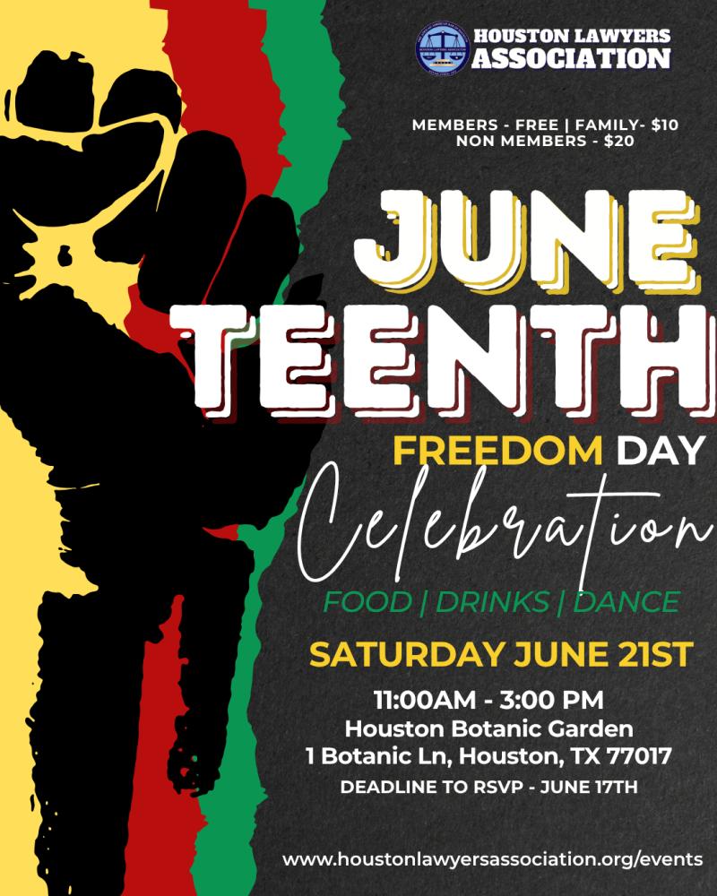 Juneteenth Celebration event flyer