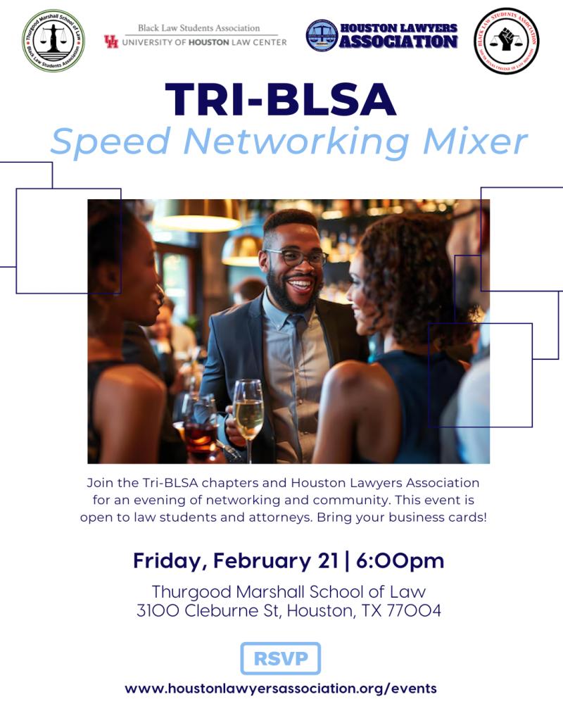 Tri BLSA Speed Networking Mixer event flyer