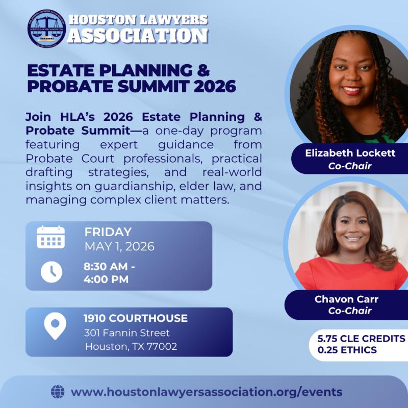 ESTATE PLANNING & PROBATE SUMMIT event flyer