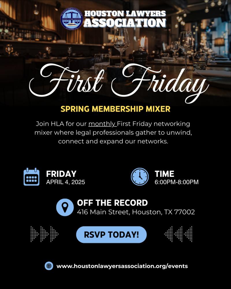 April First Friday & Spring Mixer event flyer