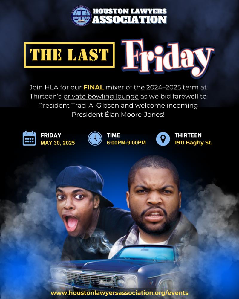 The Last Friday event flyer