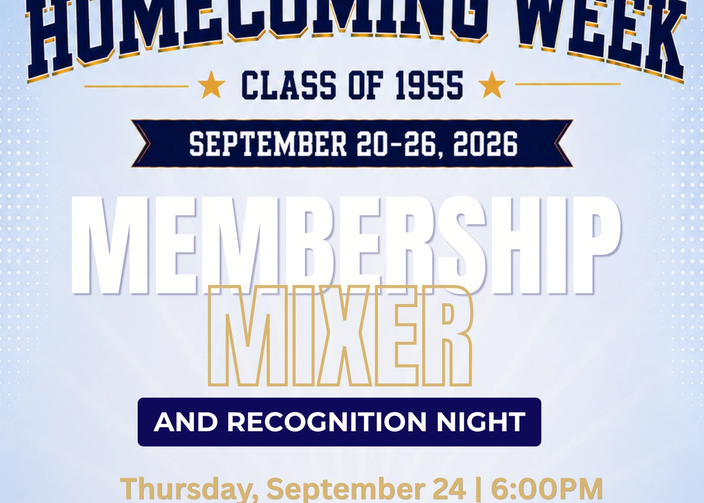 Homecoming Week: Membership Mixer & Recognition Night event flyer