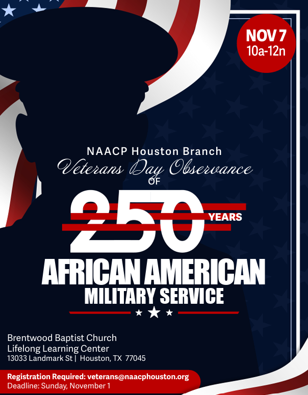 NAACP Veterans Day Flyer