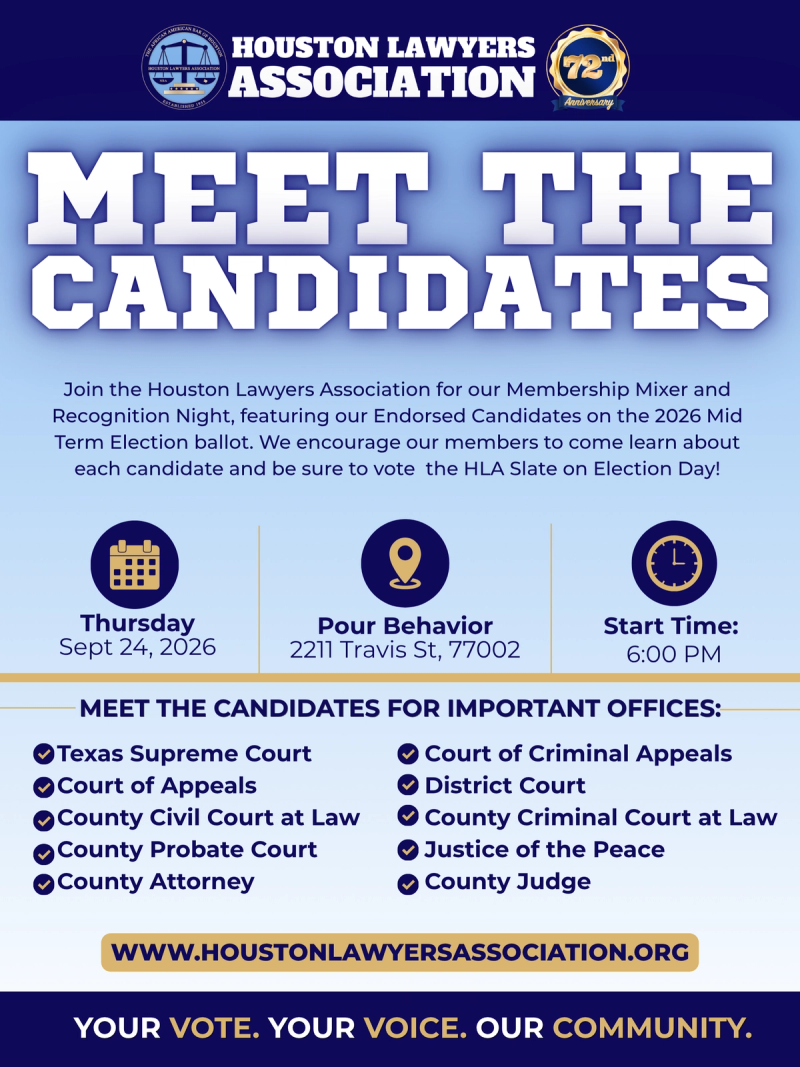 Meet The Candidates event flyer