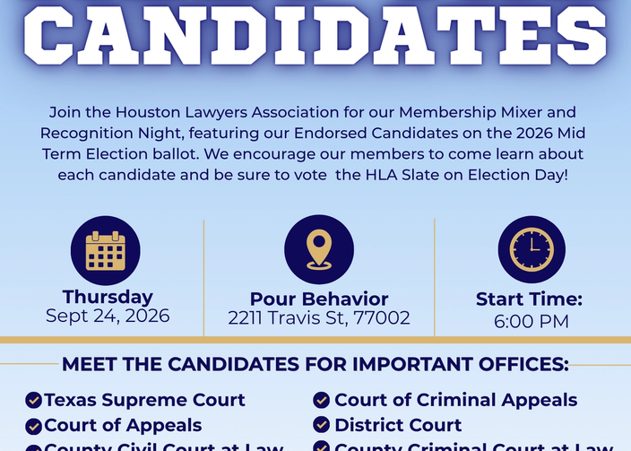 Meet The Candidates event flyer