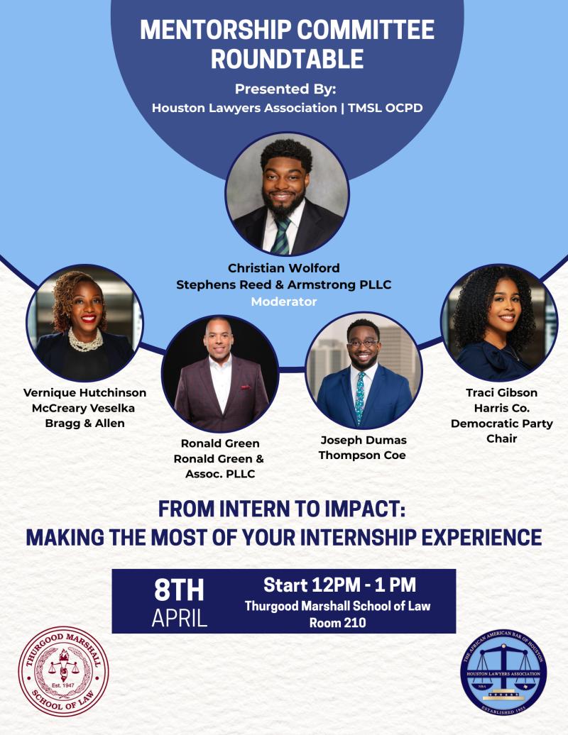 From Intern to Impact: Making the Most of Your Internship Experience event flyer