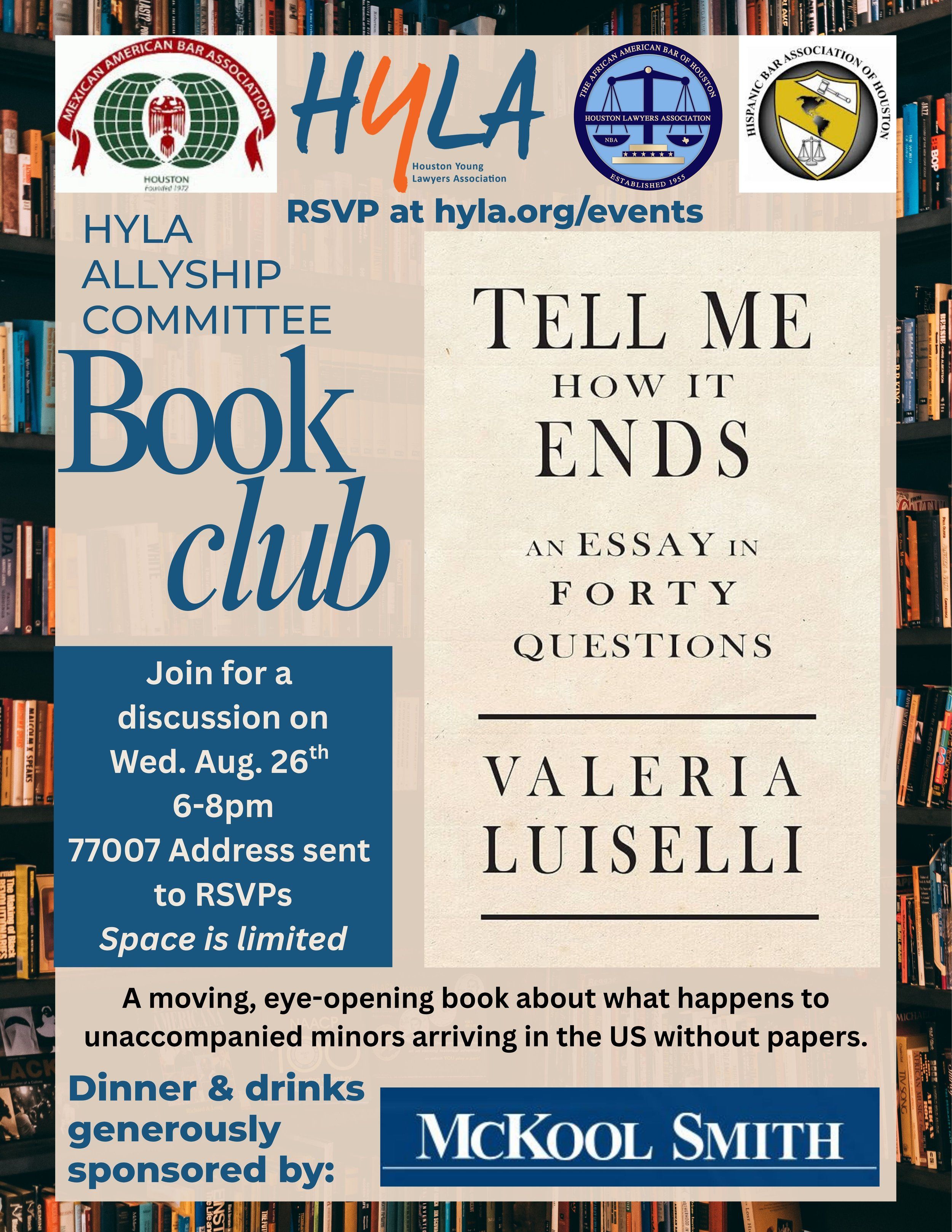 Allyship Book Club event flyer