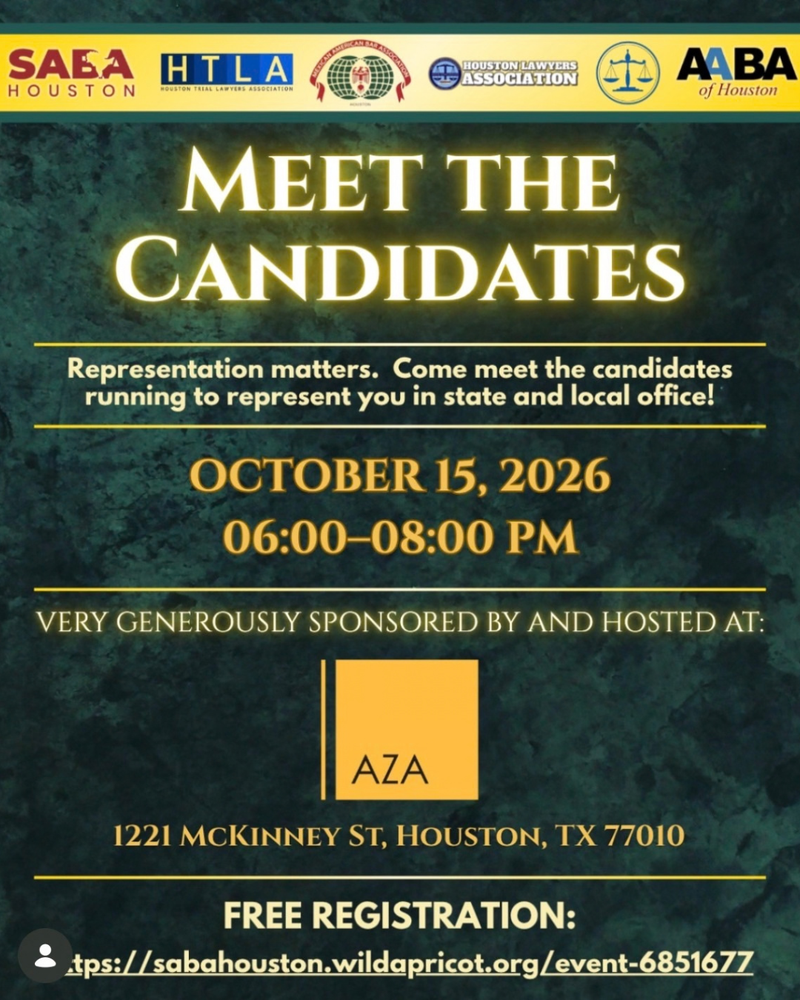 Meet The Candidates event flyer