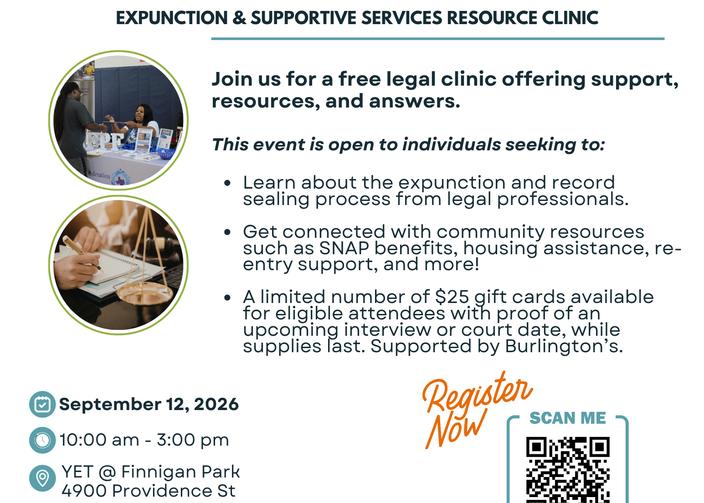 2026 Empower(ED) to Restore: Expunction and Resource Clinic (Volunteer Attorney’s)
