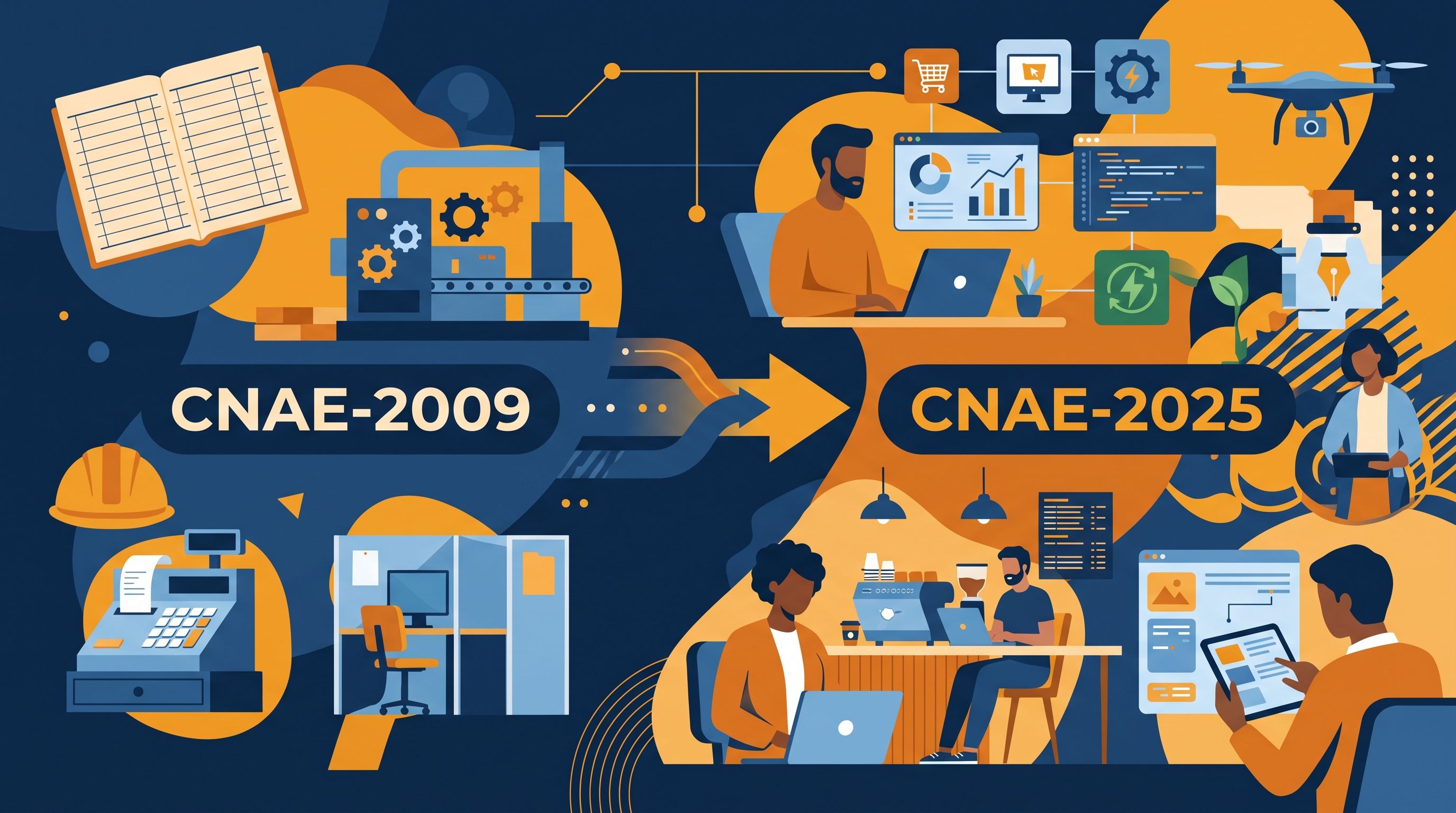La CNAE-2025 sustituye a la CNAE-2009: qué cambia para autónomos