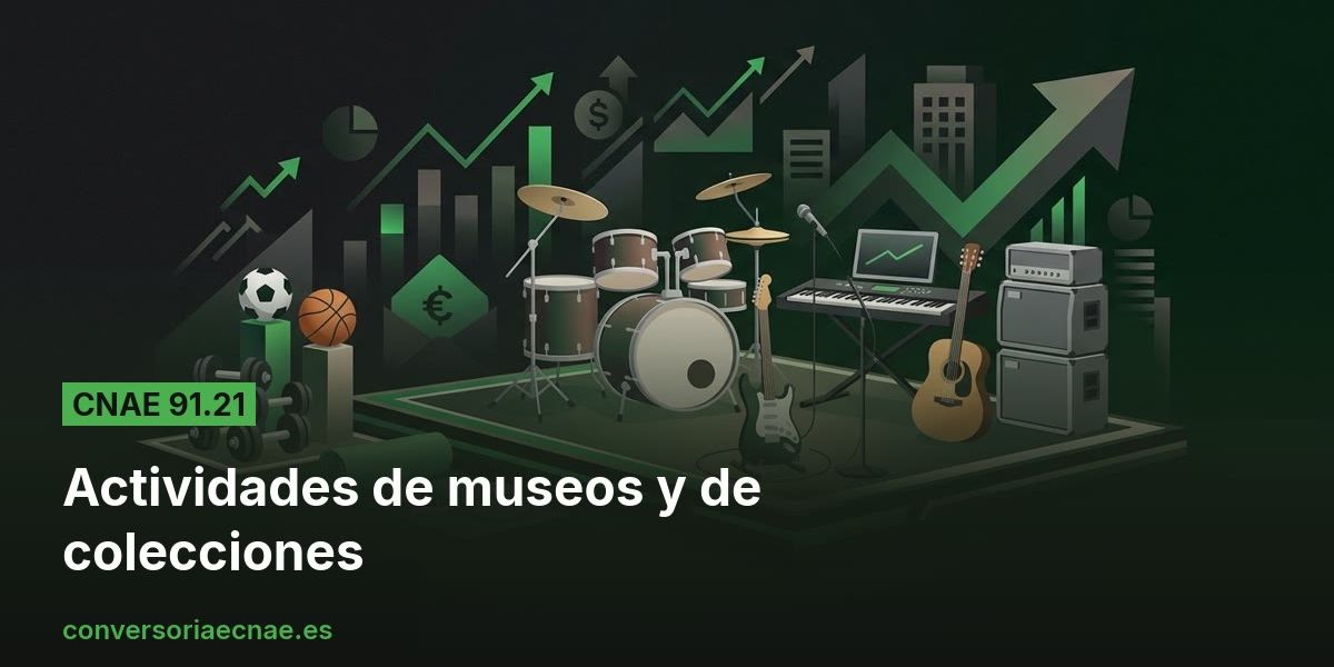 Guía del código CNAE 91.21