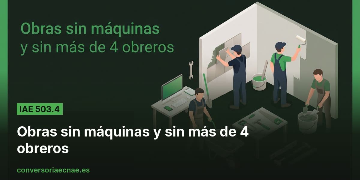 Guía del código IAE 503.4