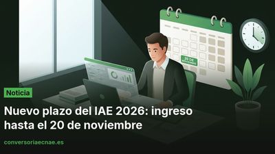 Nuevo plazo del IAE 2026: ingreso hasta el 20 de noviembre