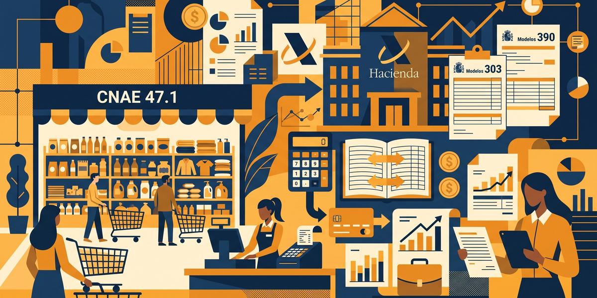 Guía del código CNAE 47.1