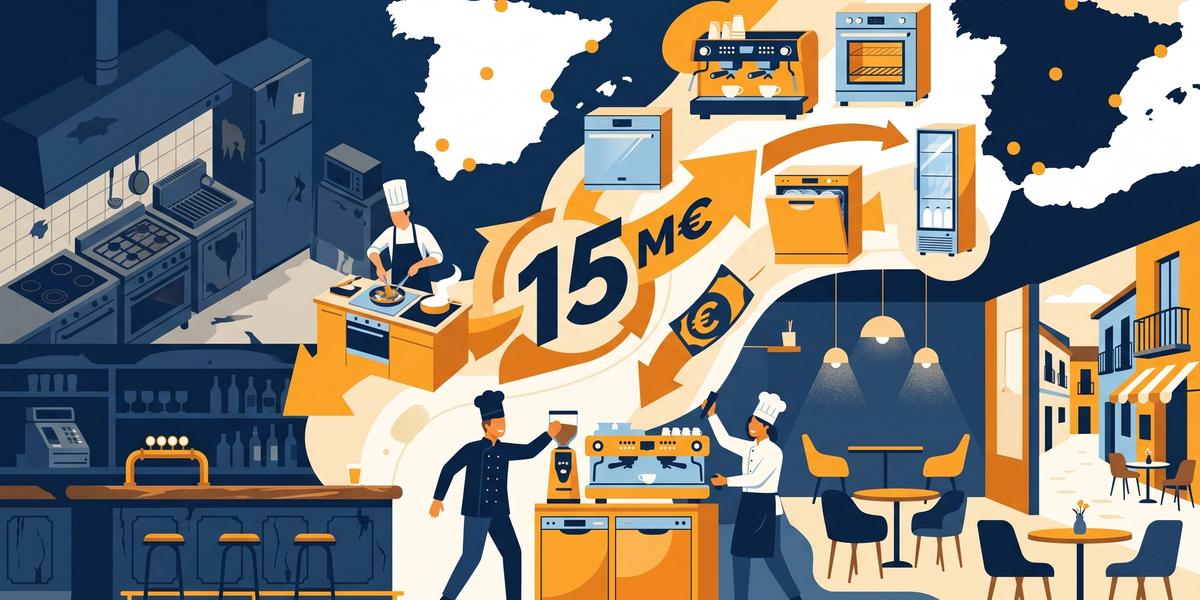 Plan de choque de 15 M€ para renovar el equipamiento de hostelería