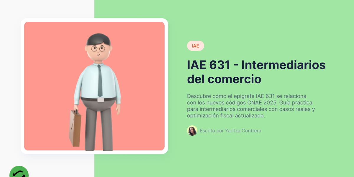 IAE 631 - Intermediarios del comercio