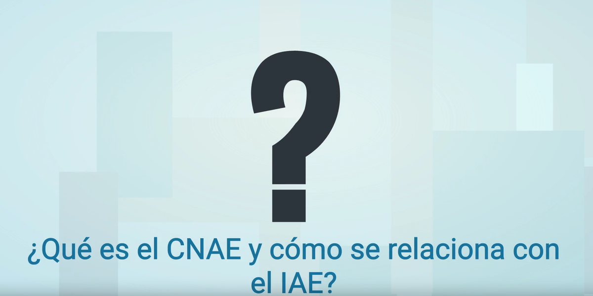 ¿Qué es el CNAE y cómo se relaciona con el IAE?