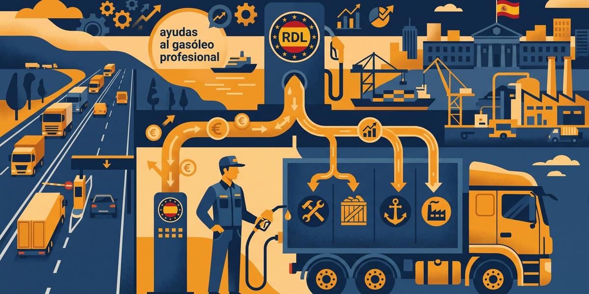 RDL 25/2026: ayudas al gasóleo profesional por epígrafes IAE