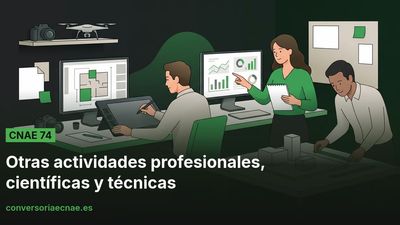 Guía del código CNAE 74
