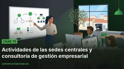 Guía del código CNAE 70
