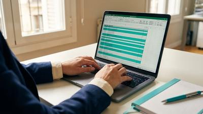 Gestoría revisando códigos CNAE 2025 en una pantalla con una API