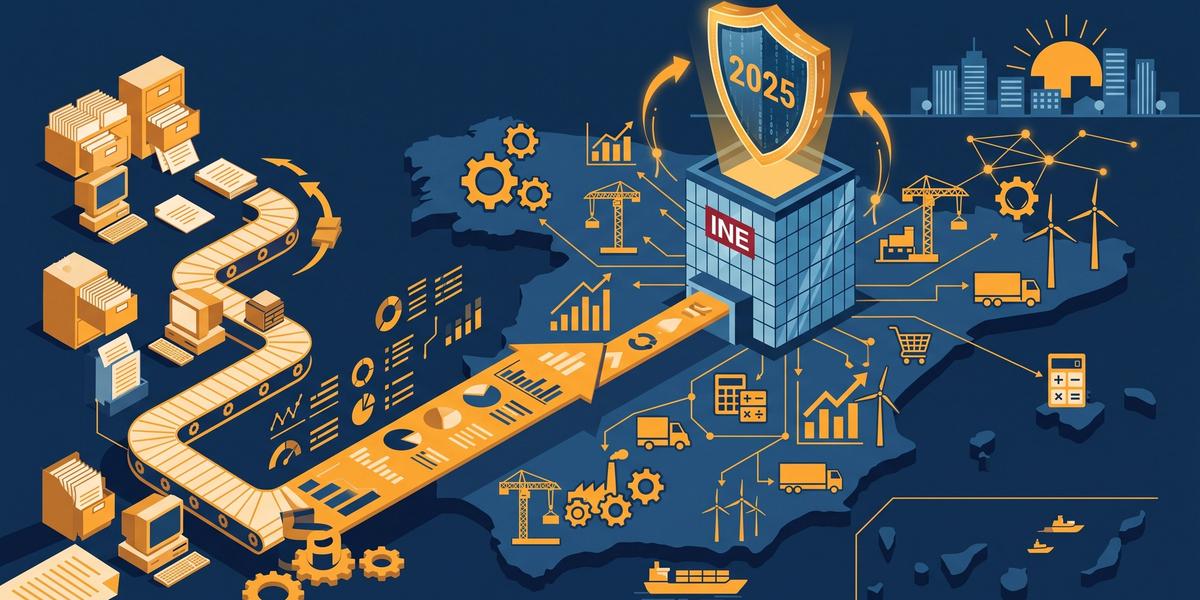 CNAE-2025: el INE comienza su implantación en la estadística oficial