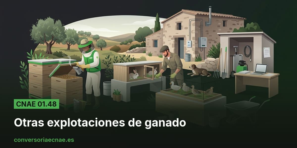 Guía del código CNAE 01.48