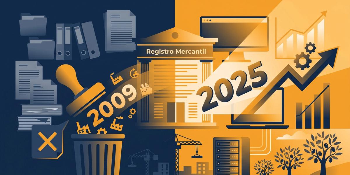 El BOE elimina el CNAE 2009 del Registro Mercantil: solo CNAE 2025