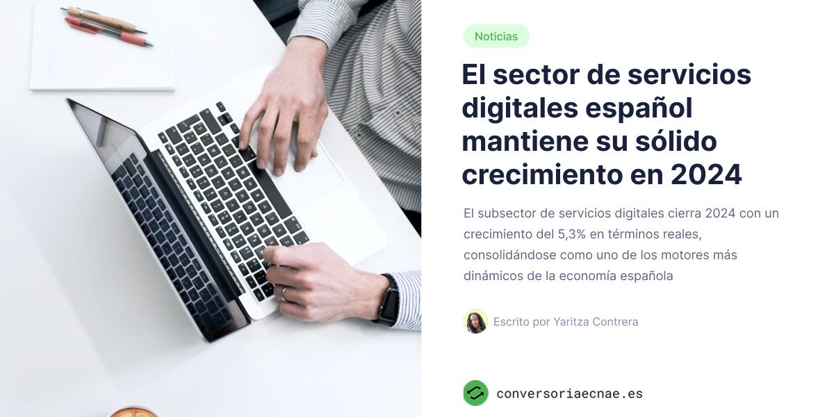 El sector de servicios digitales español mantiene su sólido crecimiento en 2024