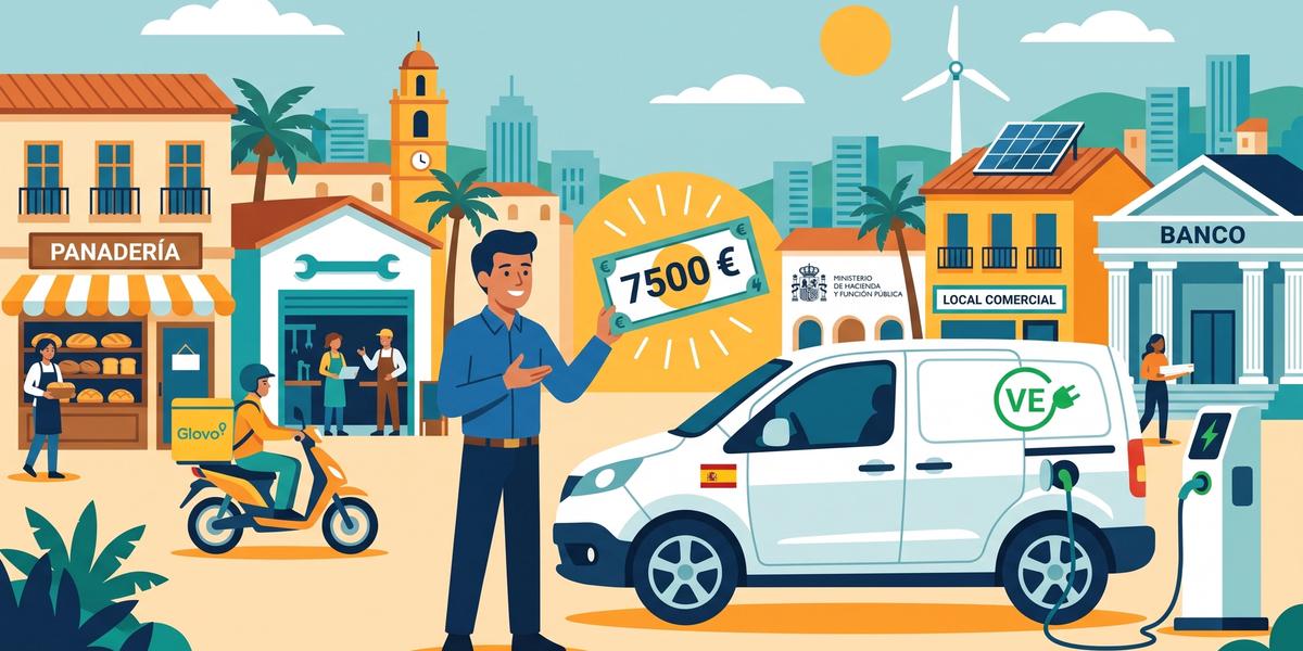 Plan Auto+ 2026: hasta 7.500 € para vehículos eléctricos de autónomos